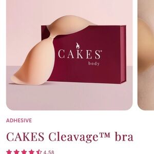 CAKES Cleavage Adhesive Bra Large